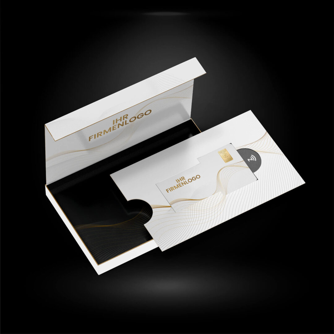 Geschenkbox mit Firmenlogo