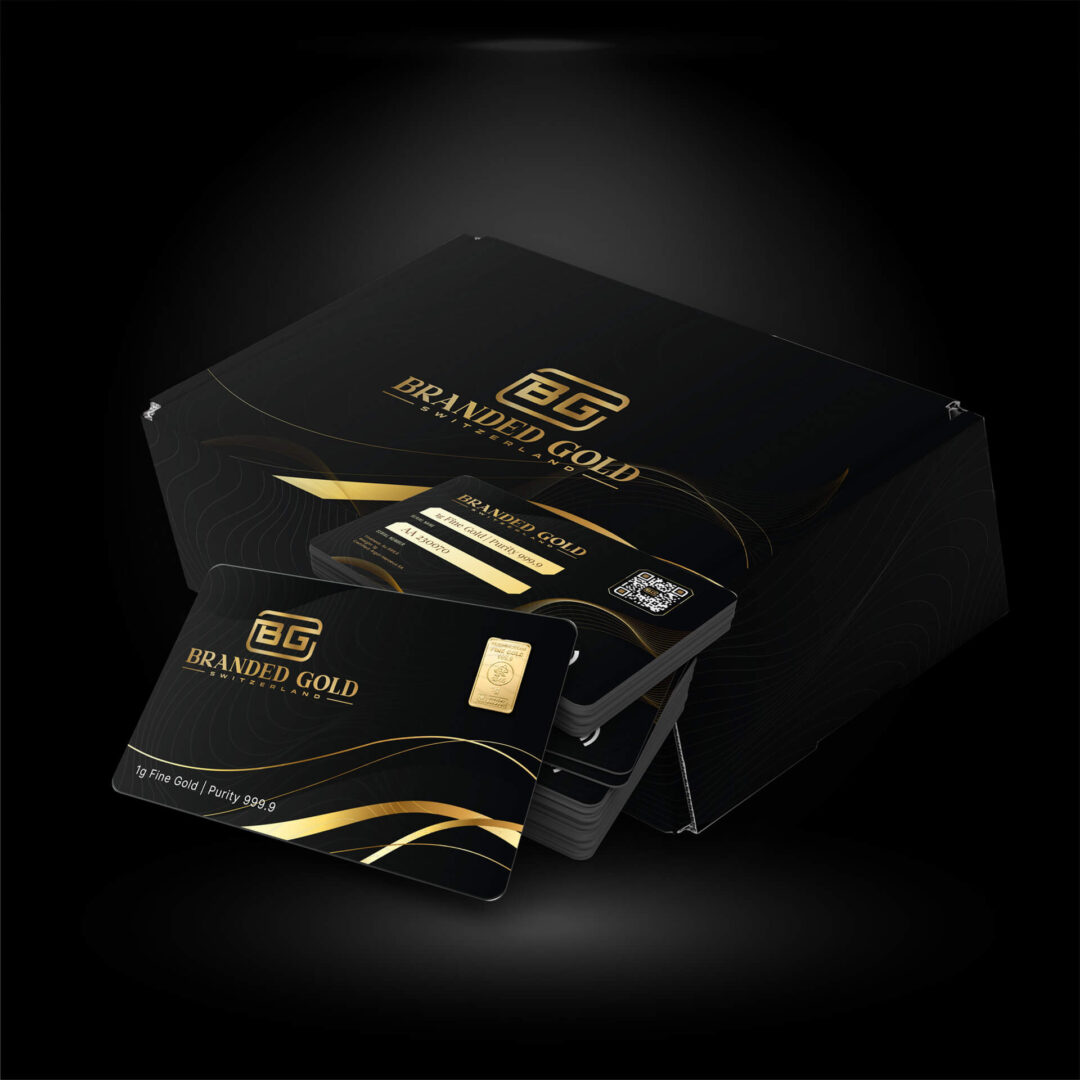 Inflationsbox 50 x 1g Goldbarren